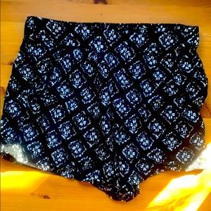 Patterned Flowy Shorts